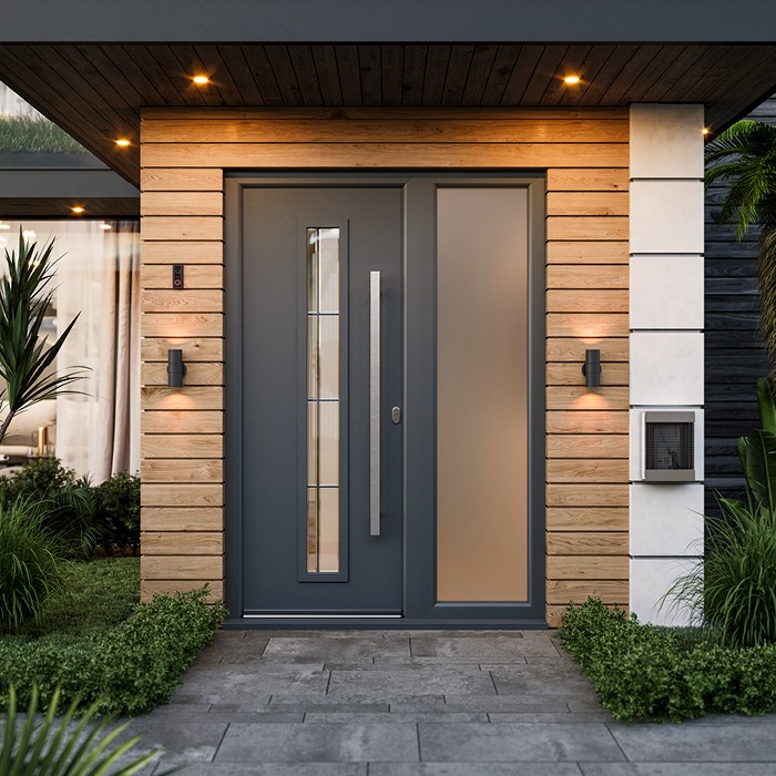 Bi-Fold doors from living room view