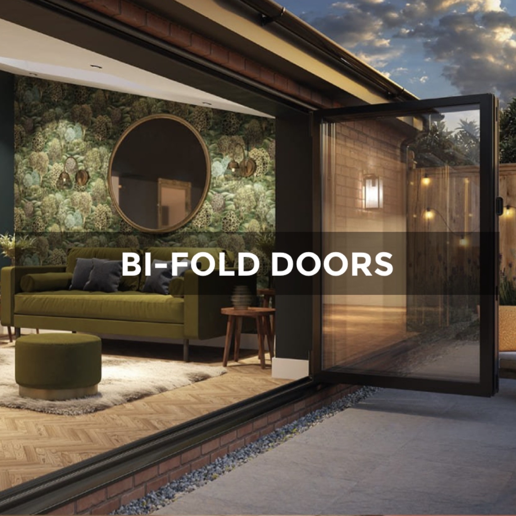 Bi-Fold doors open leading to the garden from home