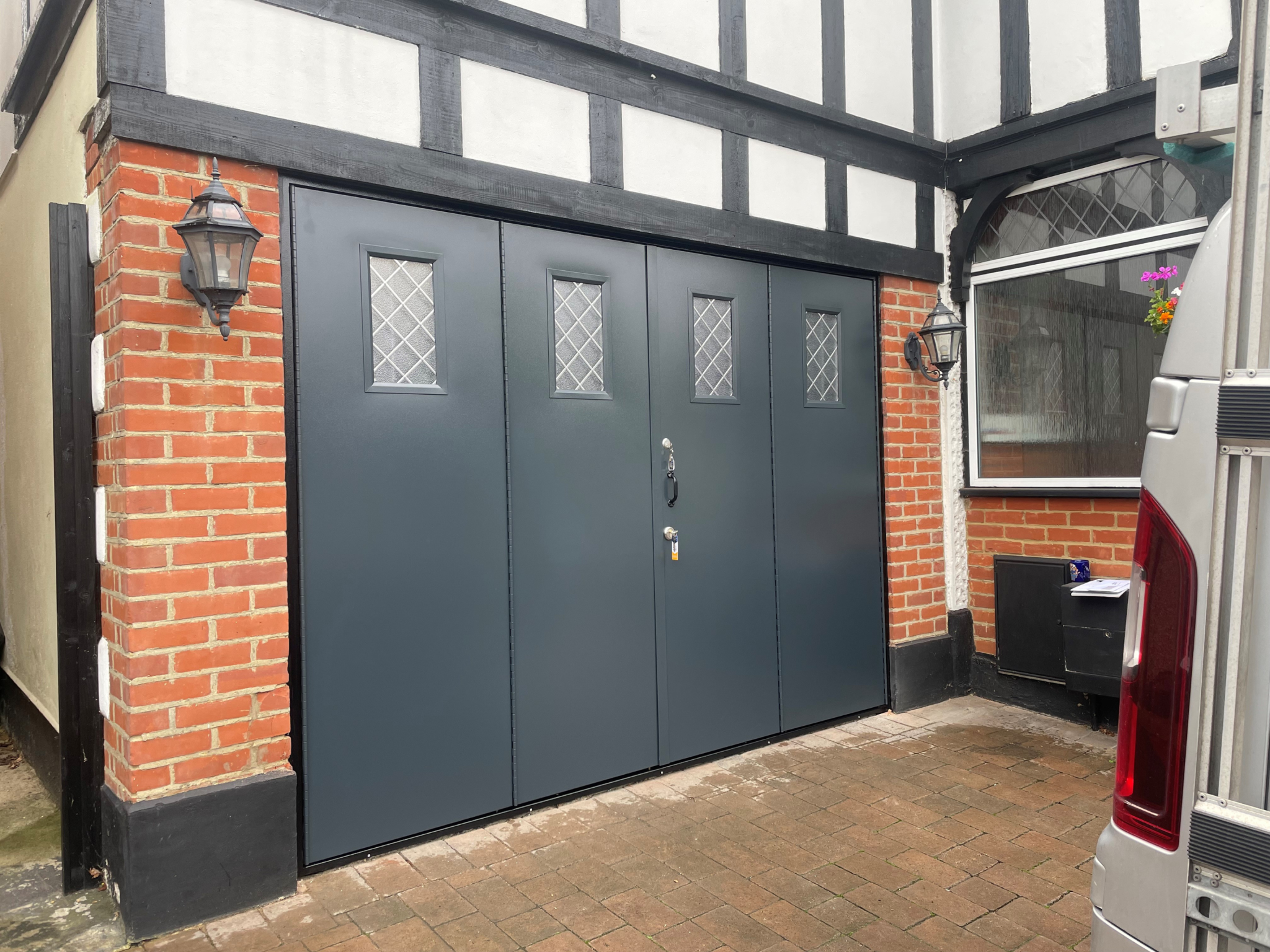 Bi-Fold doors from living room view