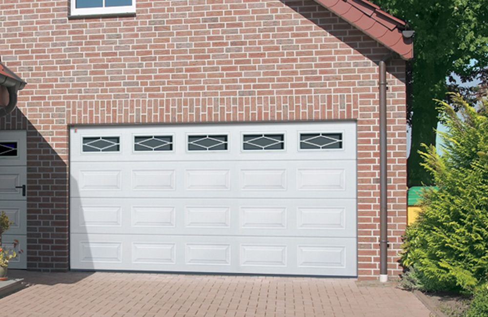 White composite door view from hallways stairs